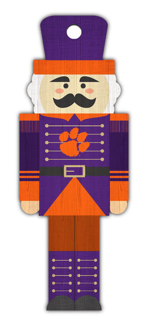 Clemson Tigers Nutcracker Ornament