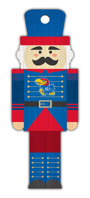 Kansas Jayhawks Nutcracker Ornament