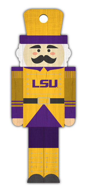 LSU Tigers Nutcracker Ornament