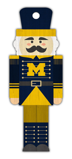 Michigan Wolverines Nutcracker Ornament