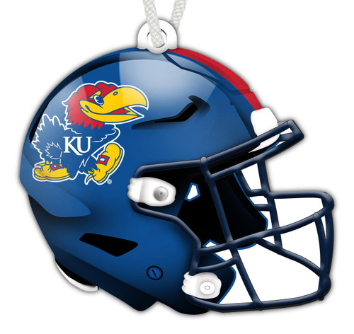 Kansas Jayhawks Helmet Ornament