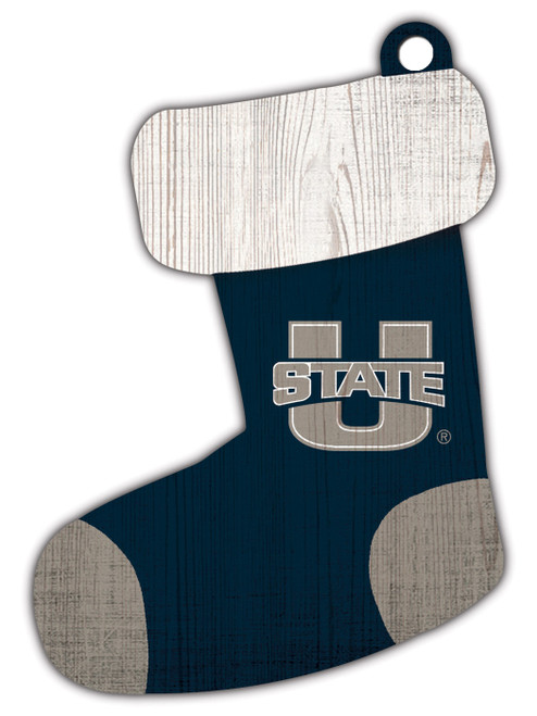 Utah State Aggies Stocking Ornament