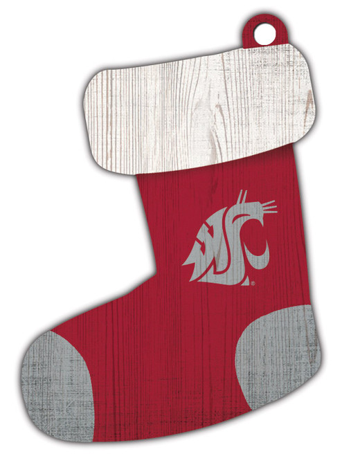 Washington State Cougars Stocking Ornament