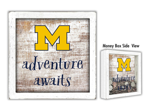 Michigan Wolverines Adventure Awaits Money Box