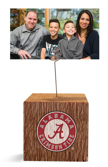 Alabama Crimson Tide Block Spiral Photo Holder