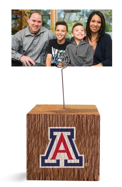 Arizona Wildcats Block Spiral Photo Holder