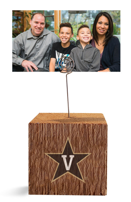 Vanderbilt Commodores Block Spiral Photo Holder