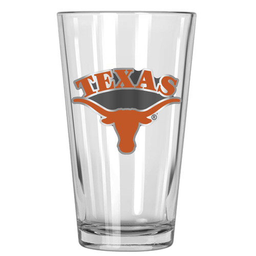 Texas Longhorns College 16 Oz. Pint Glass 2-Piece Set