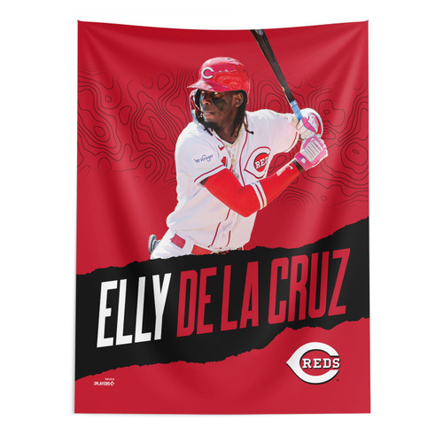 Cincinnati Reds 50" x 60" Elly De La Cruz Wall Hanging