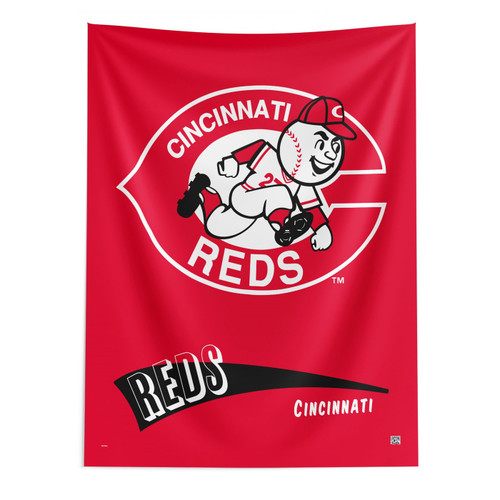 Cincinnati Reds 50" x 60" Cooperstown Collection Throwback Wall Hanging