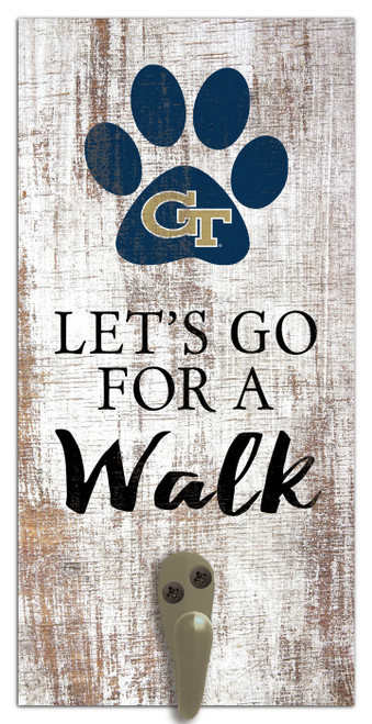 Georgia Tech Yellow Jackets Leash Holder Sign