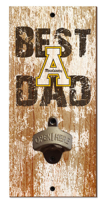 Appalachian State Mountaineers Best Dad Bottle Opener