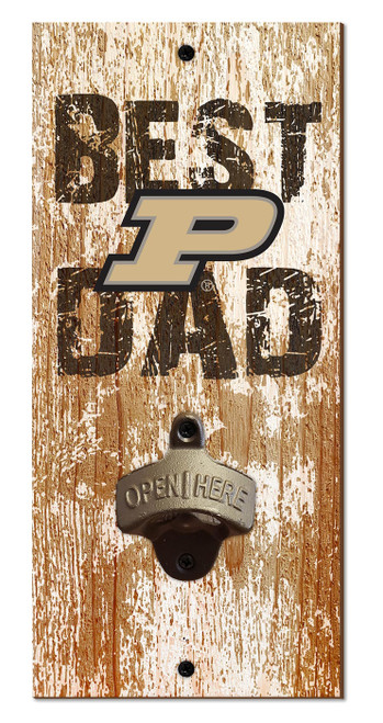 Purdue Boilermakers Best Dad Bottle Opener