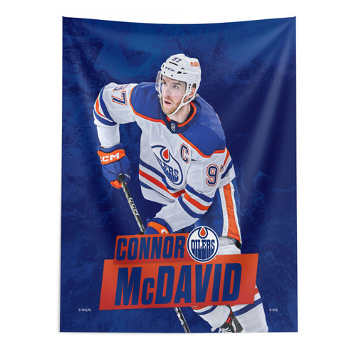 Edmonton Oilers 50" x 60" Connor McDavid Wall Hanging