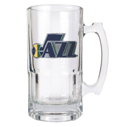 Utah Jazz NBA 1 Liter Glass Macho Mug