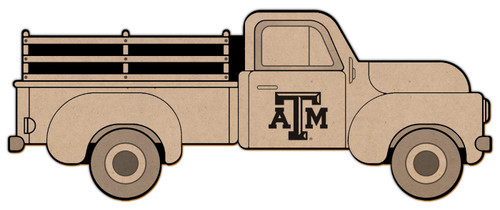 Texas A&M Aggies Truck Coloring Sign