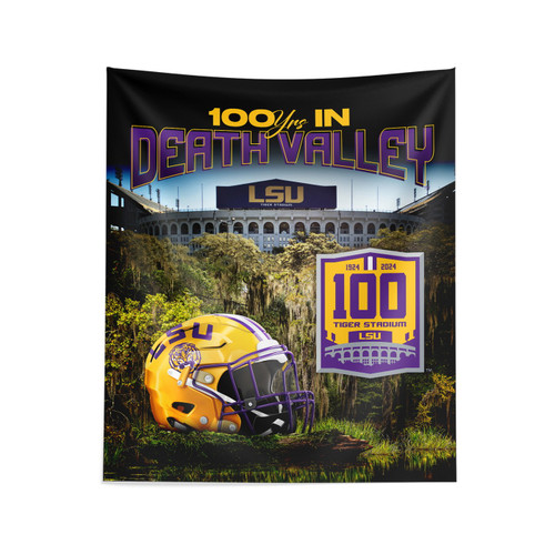 LSU Tigers 34" x 40" 100 Years Wall Hanging