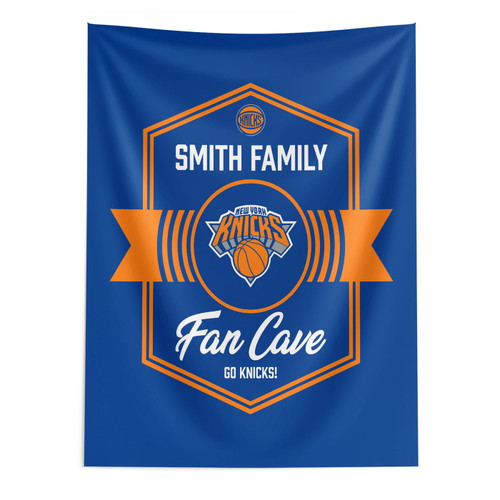 New York Knicks 50" x 60" Dominion Personalized Wall Hanging