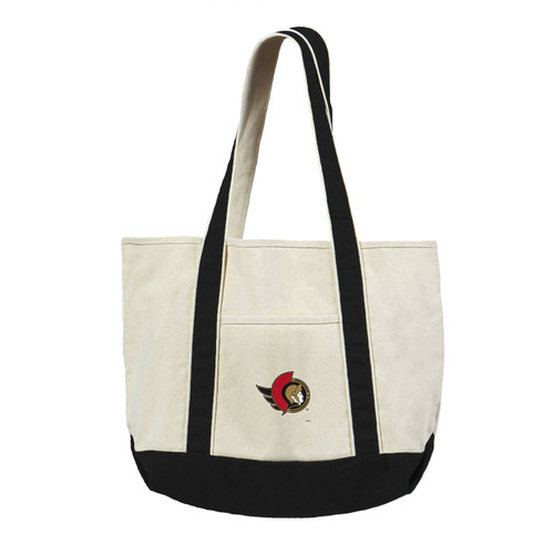 Ottawa Senators Canvas Tote with Colored Strap