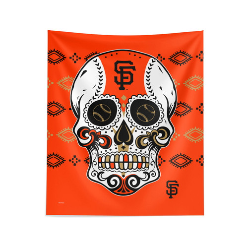 San Francisco Giants 34" x 40" Candy Skull Wall Hanging