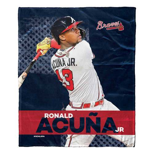 Atlanta Braves 50" x 60" Ronald Acuma Jr. Silk Touch Throw Blanket