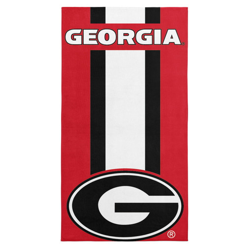 Georgia Bulldogs 30" x 60" Zone Read Beach Towel