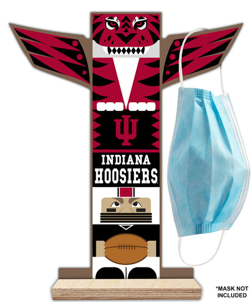 Indiana Hoosiers Totem Mask Holder