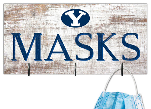 BYU Cougars 6" x 12" Mask Holder