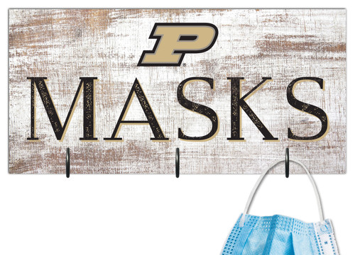 Purdue Boilermakers 6" x 12" Mask Holder