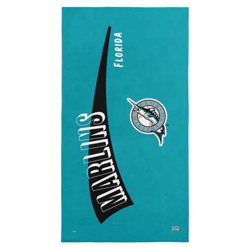 Miami Marlins 30" x 60" Throwback Beach Towel