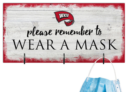 Western Kentucky Hilltoppers Please Wear Your Mask Sign
