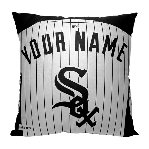 Chicago White Sox 18" x 18" Jersey Personalized Pillow