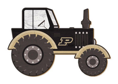 Purdue Boilermakers 12" Tractor Cutout Sign