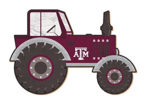 Texas A&M Aggies 12" Tractor Cutout Sign