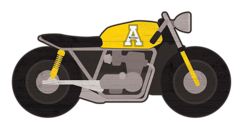 Appalachian State Mountaineers 12" Motorcycle Cutout Sign