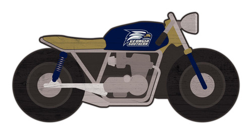 Georgia Southern Eagles 12" Motorcycle Cutout Sign