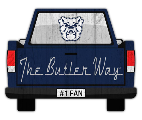 Butler Bulldogs 12" Truck Back Cutout Sign