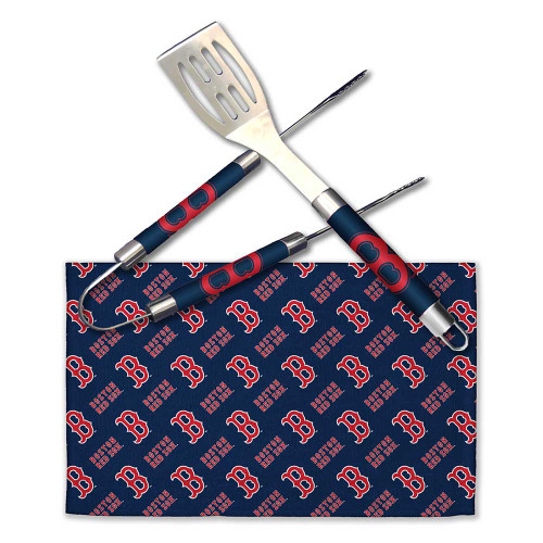 Boston Red Sox 3-Piece BBQ Utensil Set