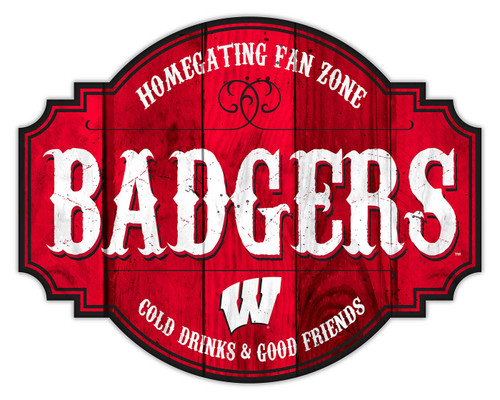 Wisconsin Badgers 24" Homegating Tavern Sign