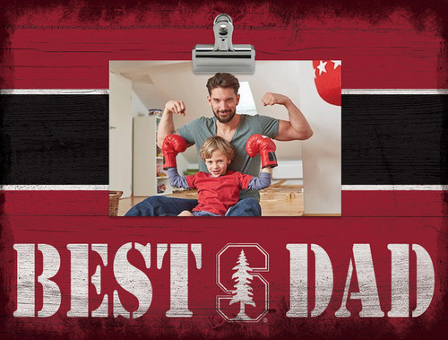 Stanford Cardinal Best Dad Wall Art