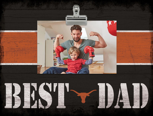 Texas Longhorns Best Dad Wall Art