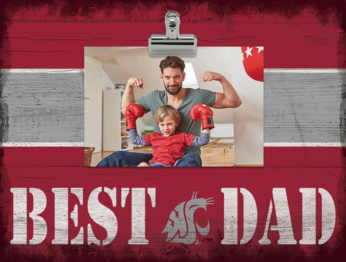 Washington State Cougars Best Dad Wall Art