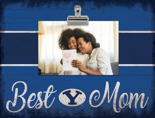 BYU Cougars Best Mom Clip Frame