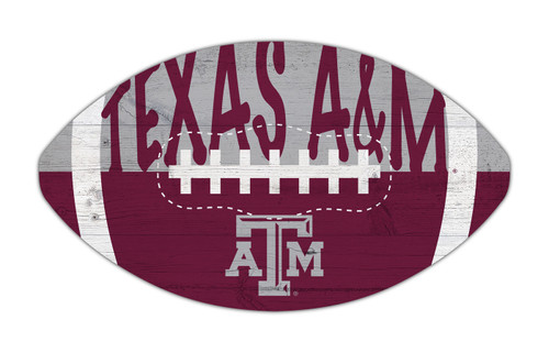 Texas A&M Aggies 12" Football Cutout Sign