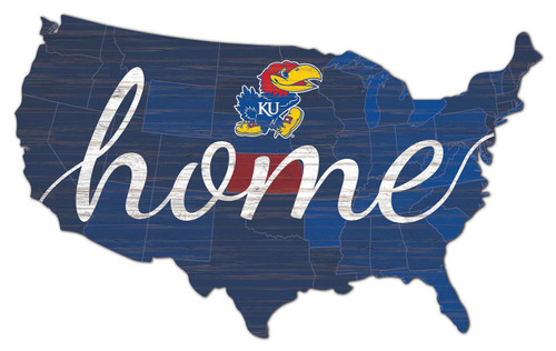 Kansas Jayhawks USA Cutout Sign