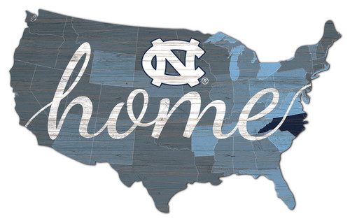 North Carolina Tar Heels USA Cutout Sign