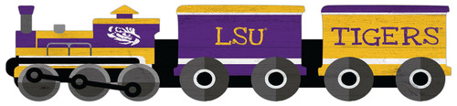 LSU Tigers Train Cutout 6" x 24" Sign