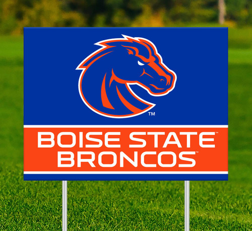 Boise State Broncos Team Name Yard Sign