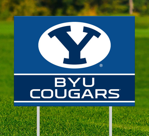 BYU Cougars Team Name Yard Sign