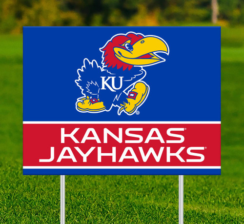 Kansas Jayhawks Team Name Yard Sign
